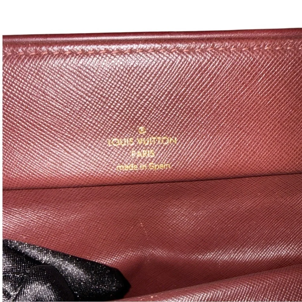 Louis Vuitton Monogram Mini Lin Porte Trésor International Wallet Pink